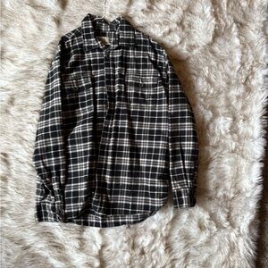 Jachs Black and White Checkered Casual Shirt